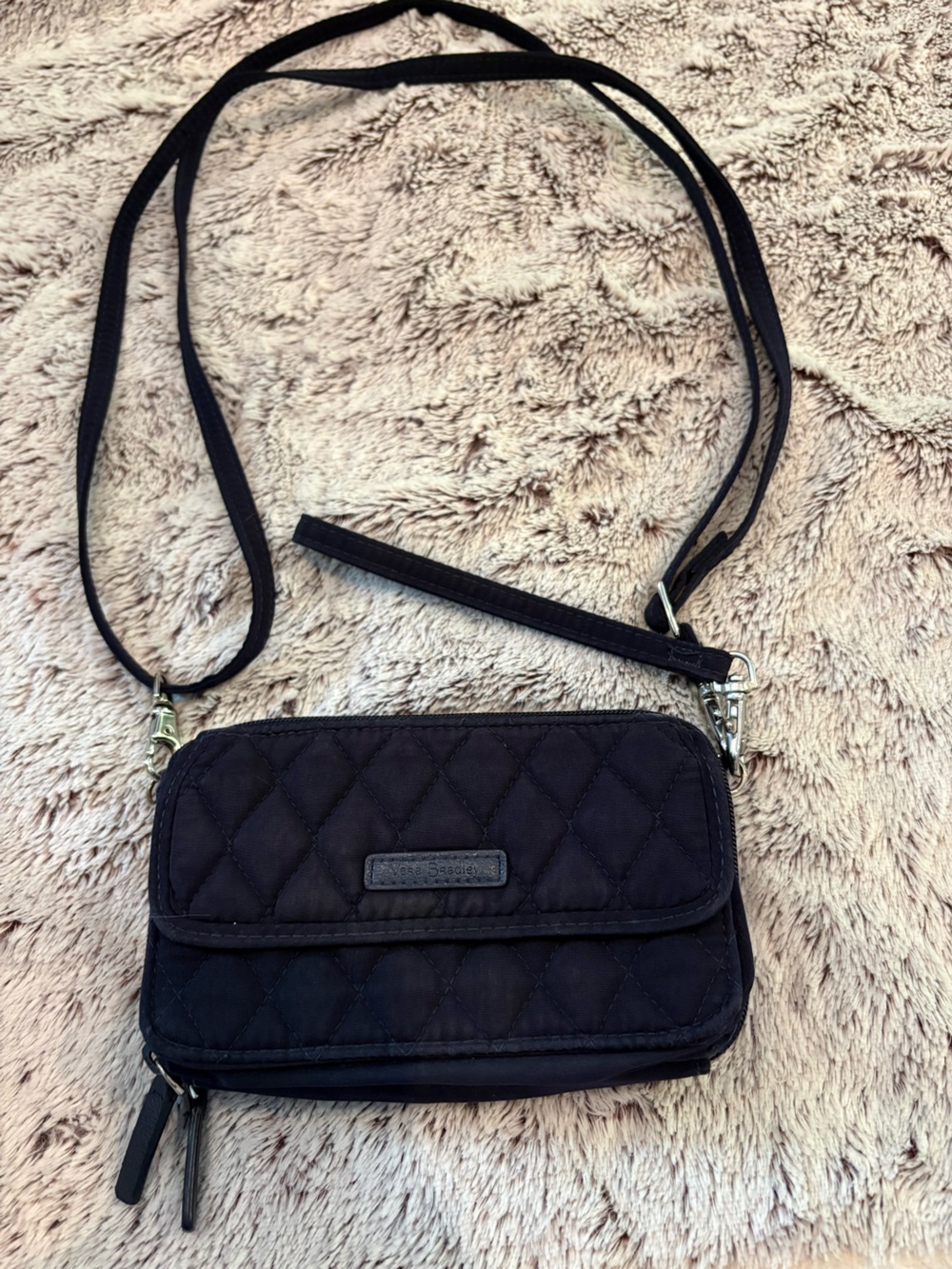 Vera Bradley Classic All-In-One Crossbody Clutch Wallet
